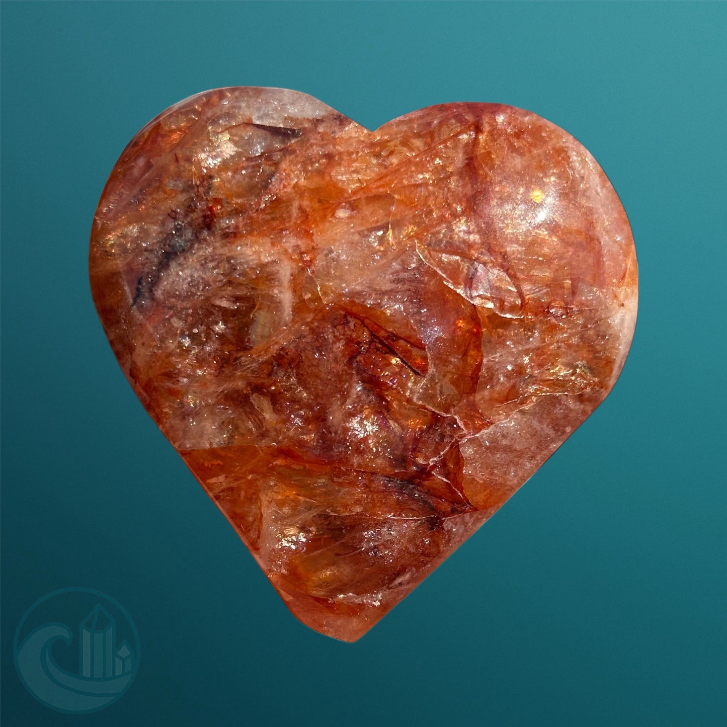 Fire Quartz Hearts